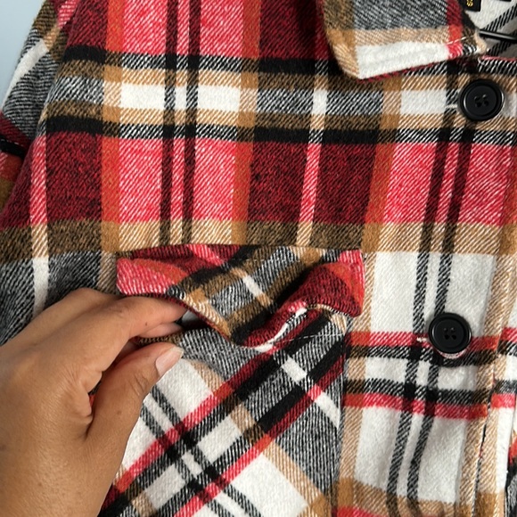 CI SONO Plain Red Black and Tan Women’s Shirt Size S - Picture 6 of 8